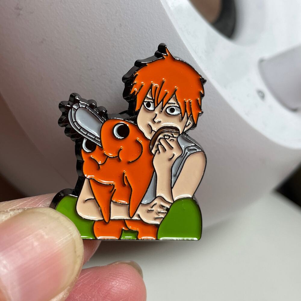 Chainsaw Man DENJI meets POCHITA Manga Enamel Pins 27-1